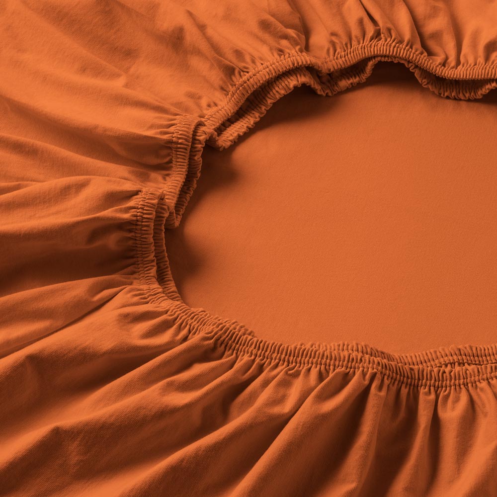 ESTELLA Zwirnjersey "terracotta" Topper Exquisit