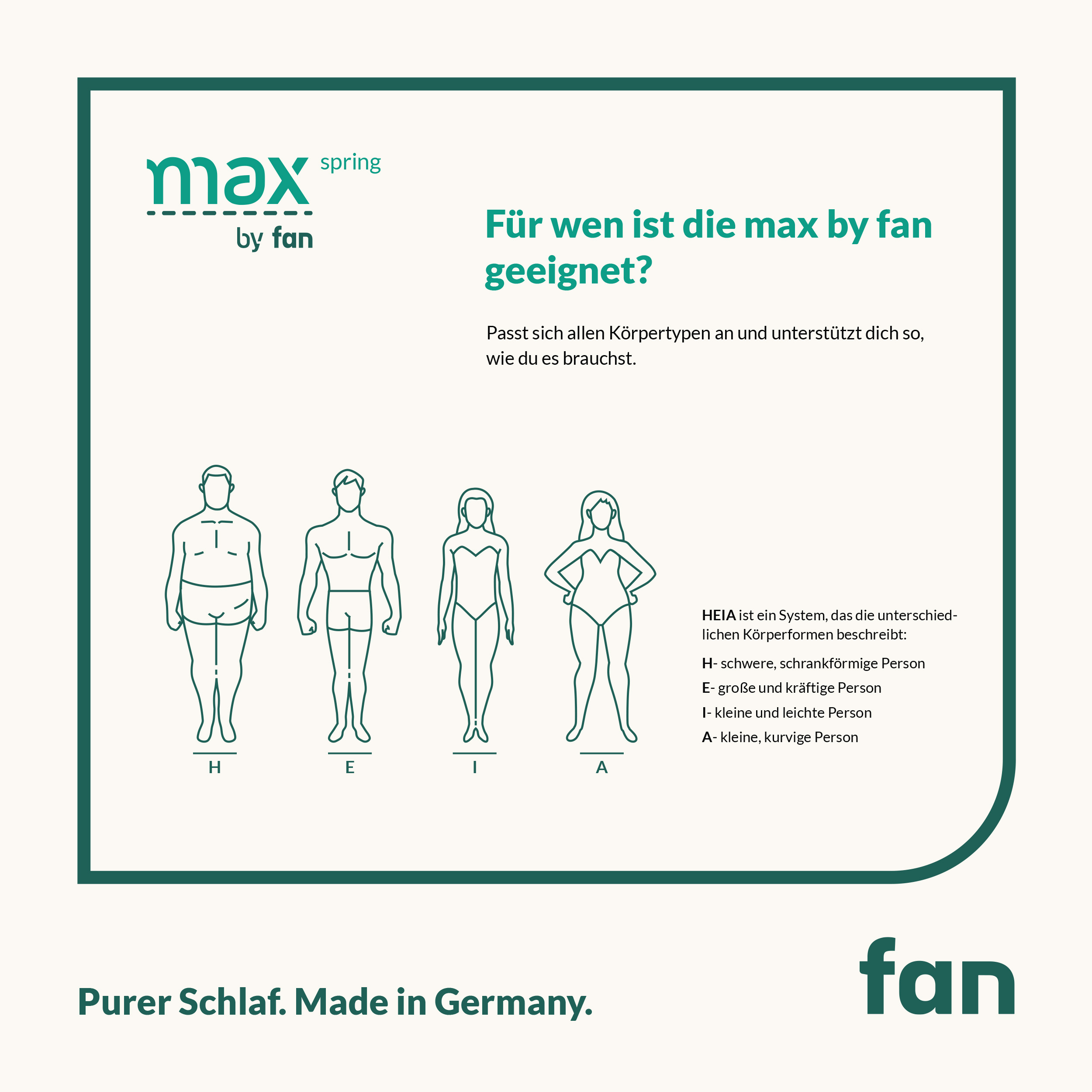 fan Taschenfederkern "max spring by fan"