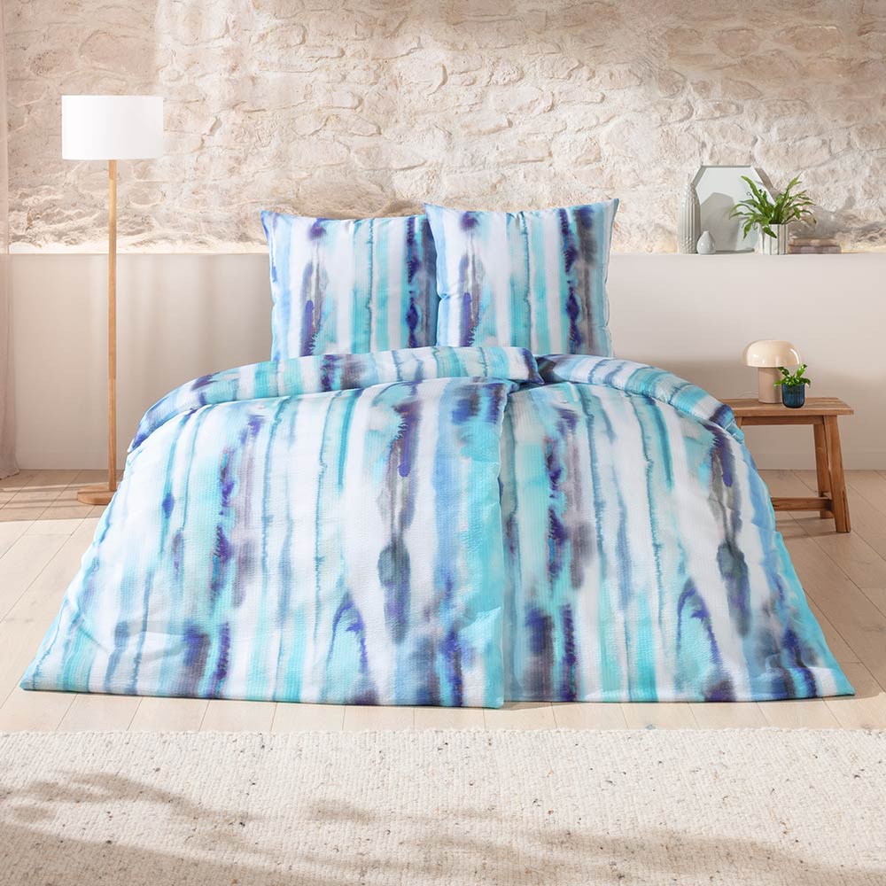 ESTELLA Premium-Seersucker Bettwäsche "Oscar" 1/1 Garnitur Atelier     