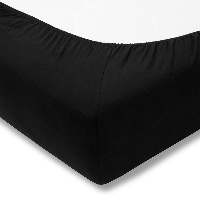ESTELLA Zwirnjersey "schwarz" Topper Exquisit