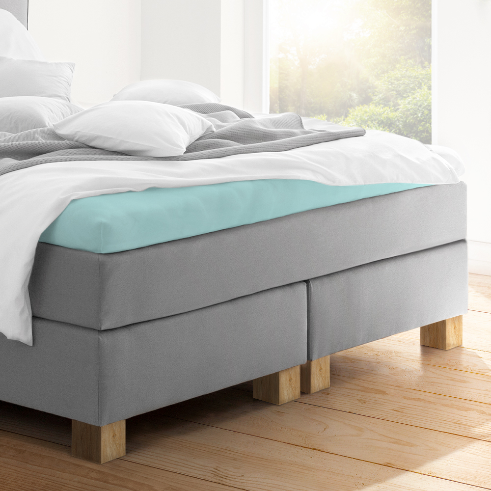 ESTELLA Zwirnjersey "azur" Topper Exquisit