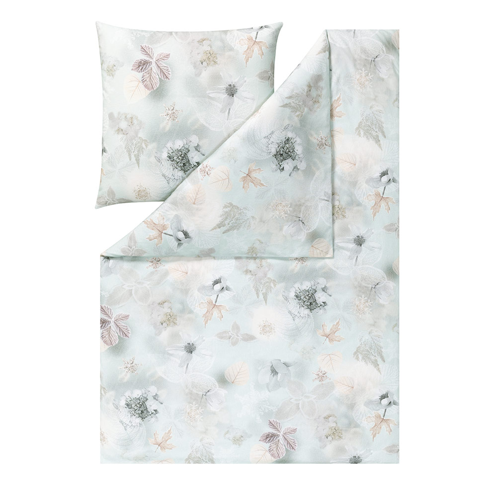 ESTELLA Kuschel-Flanell "Winter Leaves" 1/1 Garnitur