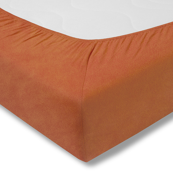 ESTELLA Zwirnjersey "terracotta" Topper Exquisit
