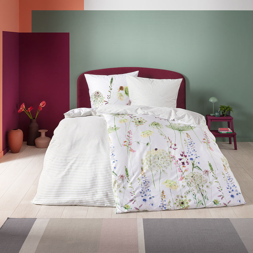 ESTELLA Mako-Satin "Meadow" 1/1 Garnitur Impulse