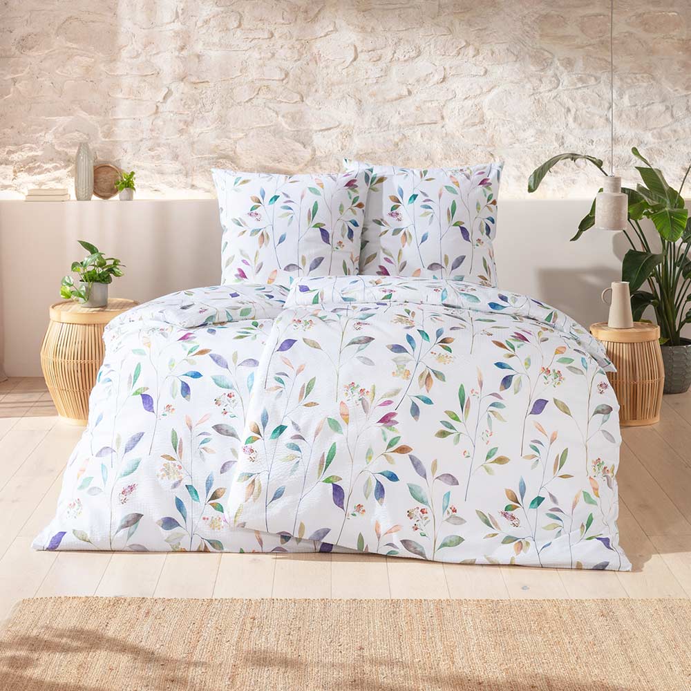 ESTELLA Premium-Seersucker Bettwäsche "Brenda" 1/1 Garnitur Atelier        