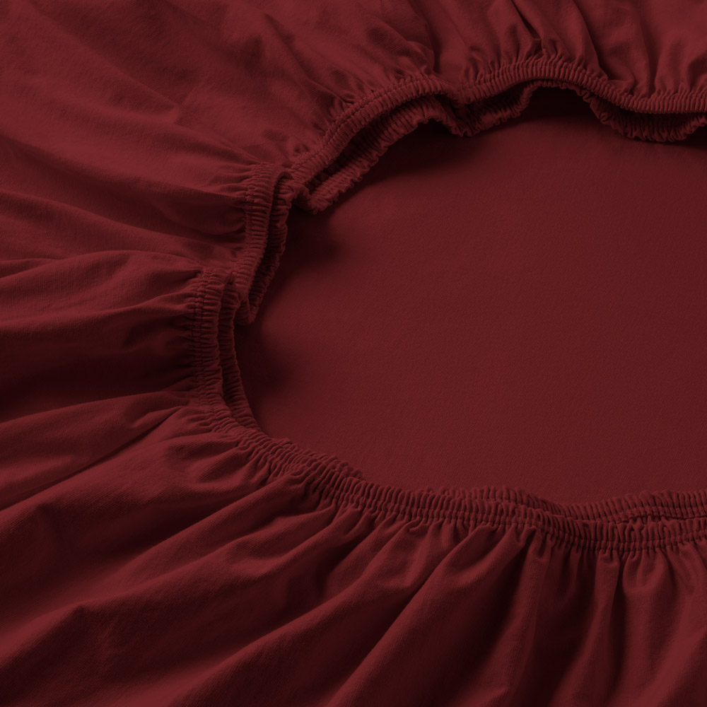 ESTELLA Zwirnjersey "burgund" Exquisit
